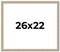 26x22 Thin Barnwood Picture Frame with UV-Resistant Acrylic & Acid Free Backing, Available in 2 Paint Finishes - Grey and Black